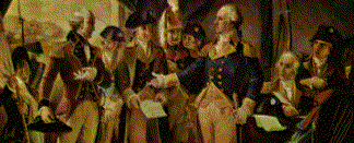 The surrender of Cornwallis